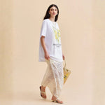 Velira Trousers & Bottoms Women Amalfi gėlių nėrinių maksi sijonas