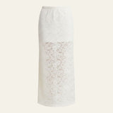 Velira Trousers & Bottoms Women Amalfi gėlių nėrinių maksi sijonas