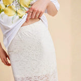 Velira Trousers & Bottoms Women Amalfi gėlių nėrinių maksi sijonas