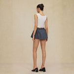 Velira Trousers & Bottoms Women Amelie sluoksniuota klostuota mini sijonas