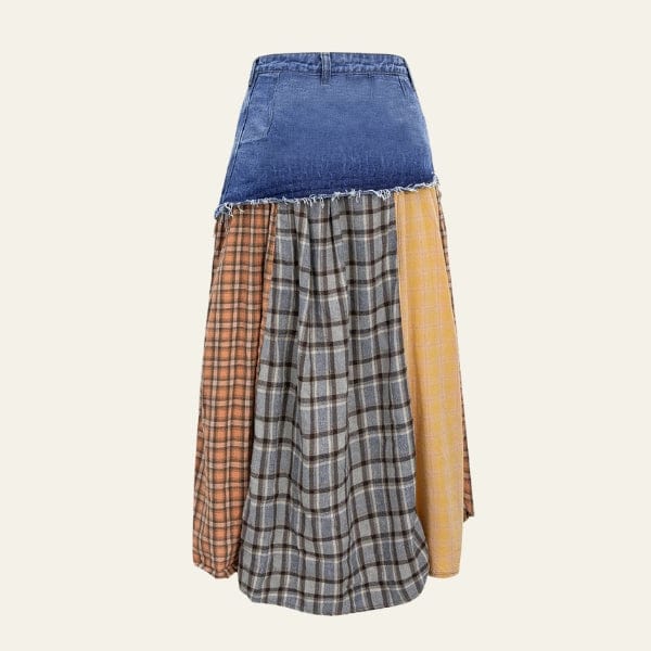Velira Trousers & Bottoms Women Aspen Pataisytas Džinsinis Midi Sijonas