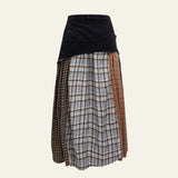 Velira Trousers & Bottoms Women Aspen Pataisytas Džinsinis Midi Sijonas