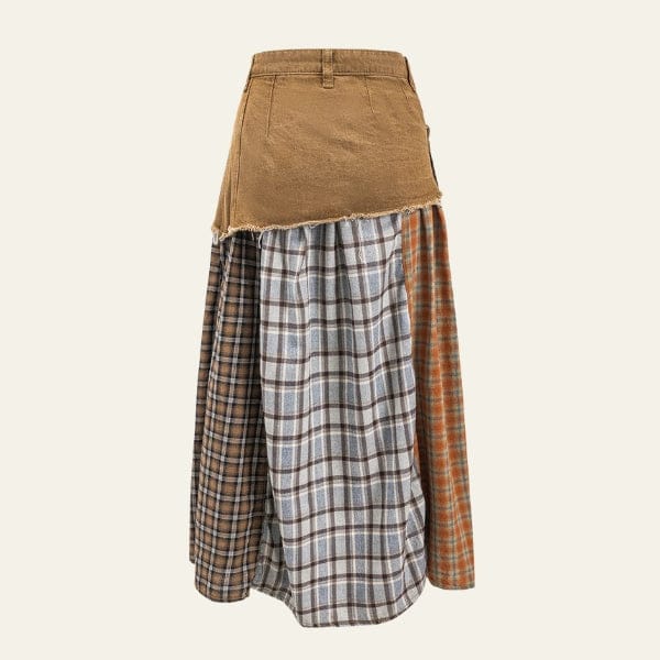 Velira Trousers & Bottoms Women Aspen Pataisytas Džinsinis Midi Sijonas