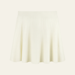 Velira Trousers & Bottoms Women Balta / Vienas Dydis Florencijos Plisuota Megzta Sijonas