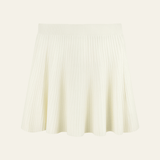 Velira Trousers & Bottoms Women Balta / Vienas Dydis Florencijos Plisuota Megzta Sijonas