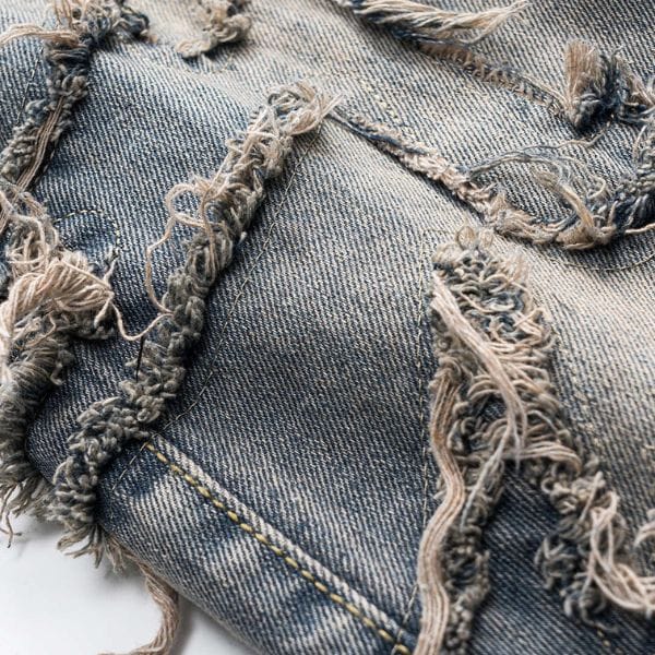 Velira Trousers & Bottoms Women Callen Distressed Wide-Leg Džinsai