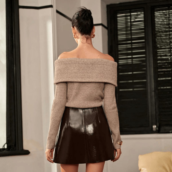 Velira Trousers & Bottoms Women Corinne užtrauktuko detalė mini sijonas