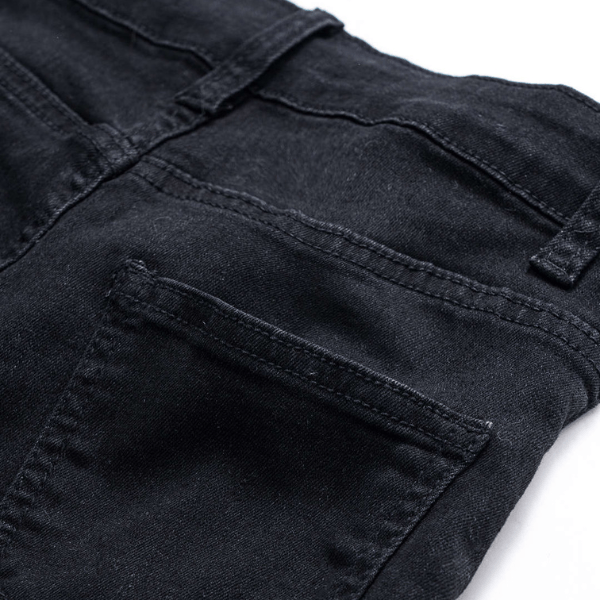 Velira Trousers & Bottoms Women Evanijos džinsai su nėrinių detalėmis, aukštu liemeniu