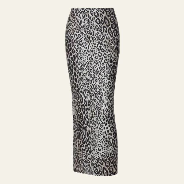 Velira Trousers & Bottoms Women Juoda/Balta / S Amaris Wild Spirit Maxi Sijonas