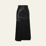 Velira Trousers & Bottoms Women Juoda / S Livia kontrastinė midi sijonas