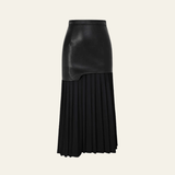 Velira Trousers & Bottoms Women Juoda / S Livia kontrastinė midi sijonas
