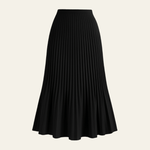 Velira Trousers & Bottoms Women Juoda / S Lucernės Plisuota Maxi Sijonas