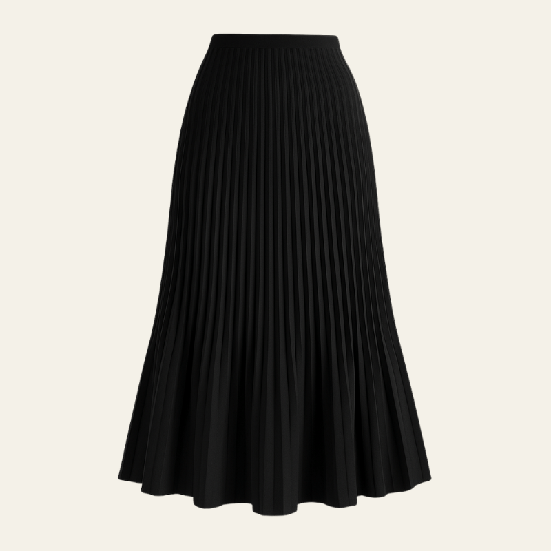 Velira Trousers & Bottoms Women Juoda / S Lucernės Plisuota Maxi Sijonas