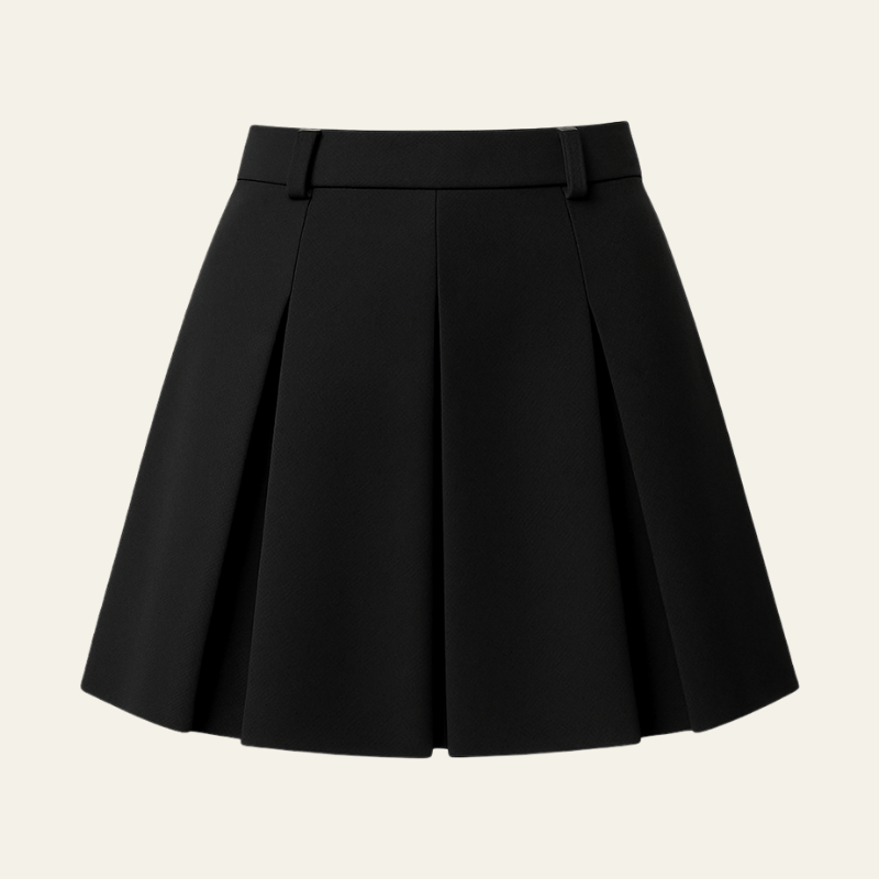 Velira Trousers & Bottoms Women Juoda / S Rinascita Juoda Plisuota Sijonas