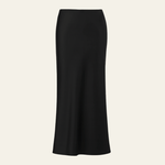 Velira Trousers & Bottoms Women Juoda / S Veronos šilkinė midi sijonas