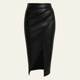 Velira Trousers & Bottoms Women Juoda / S Vienos odos midi sijonas
