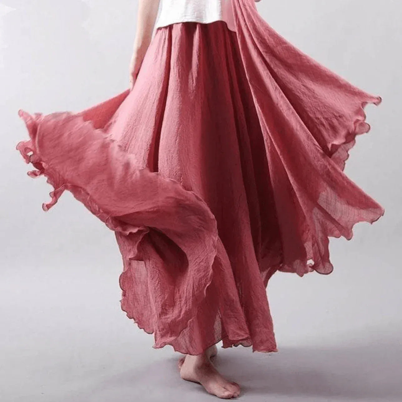 Velira Trousers & Bottoms Women Kyoto tekstūruota maksi sijonas