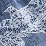 Velira Trousers & Bottoms Women Liora Siuvinėti Plati Kojų Džinsai