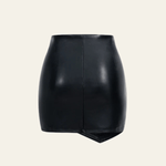 Velira Trousers & Bottoms Women Lira Asimetrinė Raukšlėta Mini Sijonas