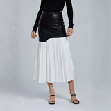 Velira Trousers & Bottoms Women Livia kontrastinė midi sijonas
