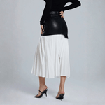 Velira Trousers & Bottoms Women Livia kontrastinė midi sijonas