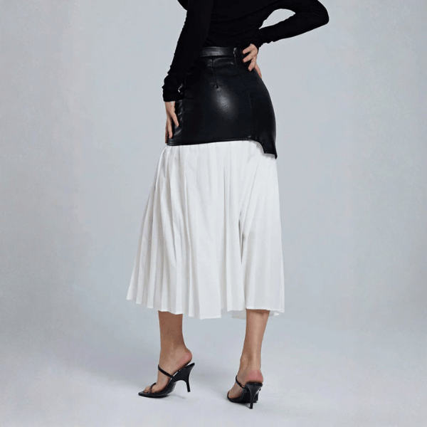 Velira Trousers & Bottoms Women Livia kontrastinė midi sijonas