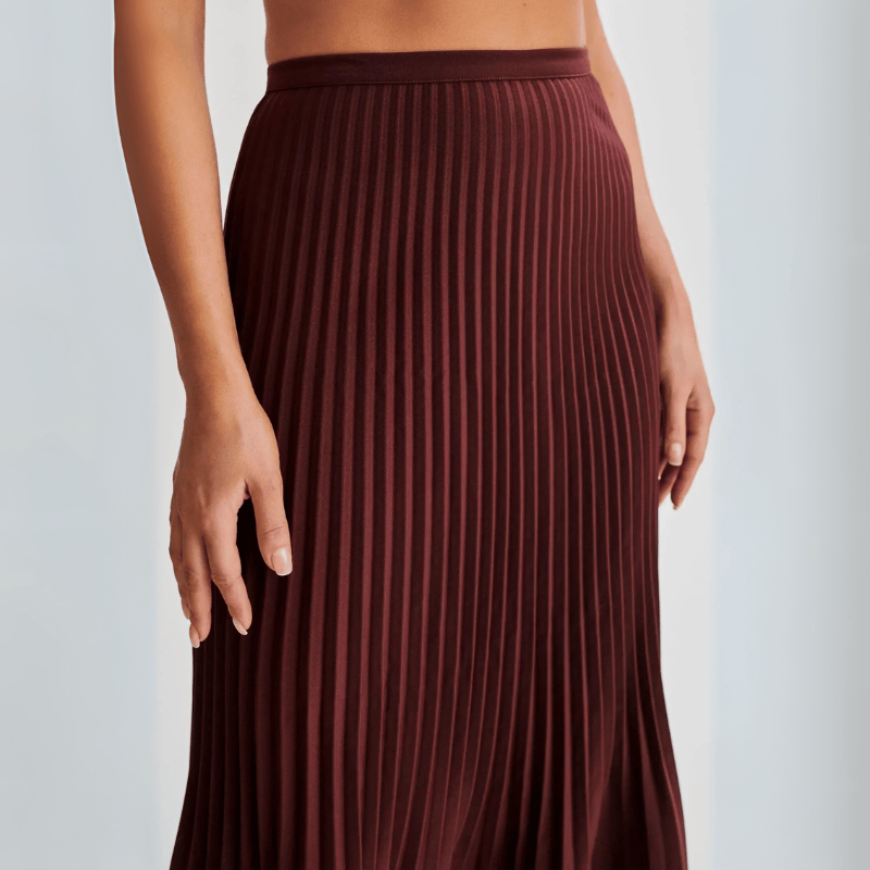 Velira Trousers & Bottoms Women Lucernės Plisuota Maxi Sijonas