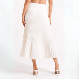 Velira Trousers & Bottoms Women Lucernės Plisuota Maxi Sijonas
