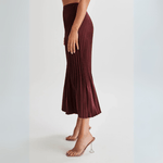 Velira Trousers & Bottoms Women Lucernės Plisuota Maxi Sijonas