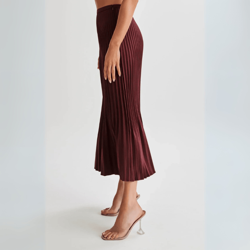 Velira Trousers & Bottoms Women Lucernės Plisuota Maxi Sijonas