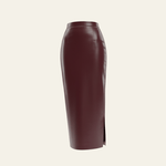 Velira Trousers & Bottoms Women Marlowe Blizgi Midi Sijonas su Įpjova