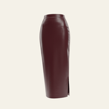 Velira Trousers & Bottoms Women Marlowe Blizgi Midi Sijonas su Įpjova