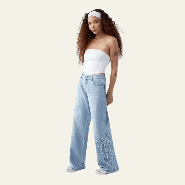 Velira Trousers & Bottoms Women Marseilio atsipalaidavę džinsai