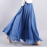 Velira Trousers & Bottoms Women Mėlyna / M Kyoto tekstūruota maksi sijonas