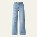 Velira Trousers & Bottoms Women Mėlyna / XS Marseilio atsipalaidavę džinsai
