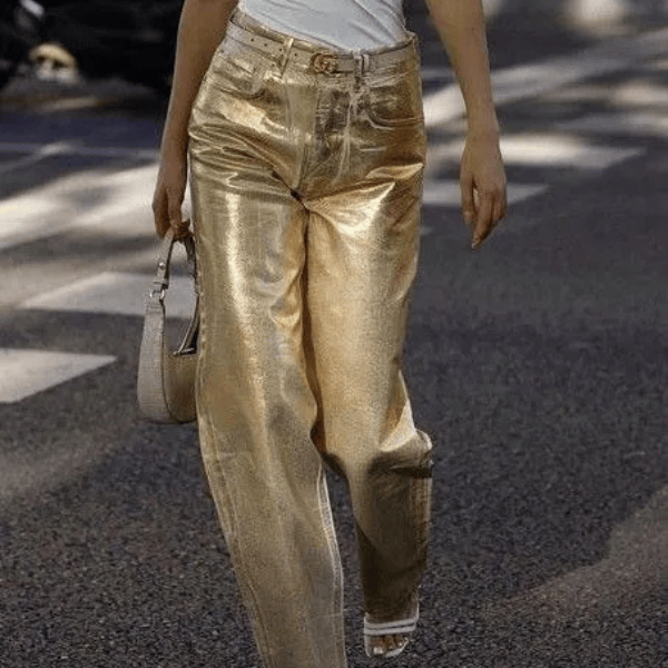 Velira Trousers & Bottoms Women Milano Metalinės Džinsai