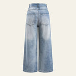 Velira Trousers & Bottoms Women Milano Pažeistos Plačios Kojos Džinsai