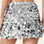 Velira Trousers & Bottoms Women Monako Blizgučių Mini Sijonas