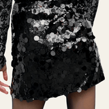 Velira Trousers & Bottoms Women Monako Blizgučių Mini Sijonas