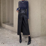 Velira Trousers & Bottoms Women Monako Wrap-Front Oda Midi Sijonas
