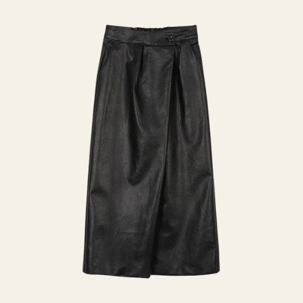 Velira Trousers & Bottoms Women Monako Wrap-Front Oda Midi Sijonas