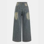 Velira Trousers & Bottoms Women Noira iškirptos plačios kojų džinsai