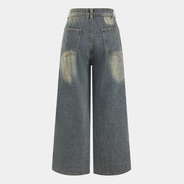 Velira Trousers & Bottoms Women Noira iškirptos plačios kojų džinsai