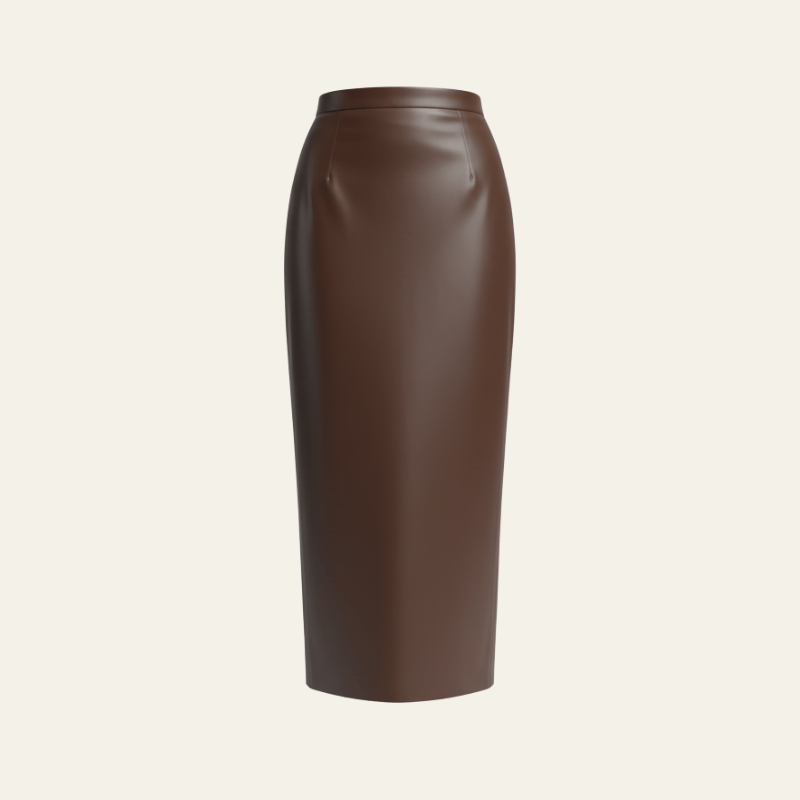 Velira Trousers & Bottoms Women Oslo odinė midi sijonas