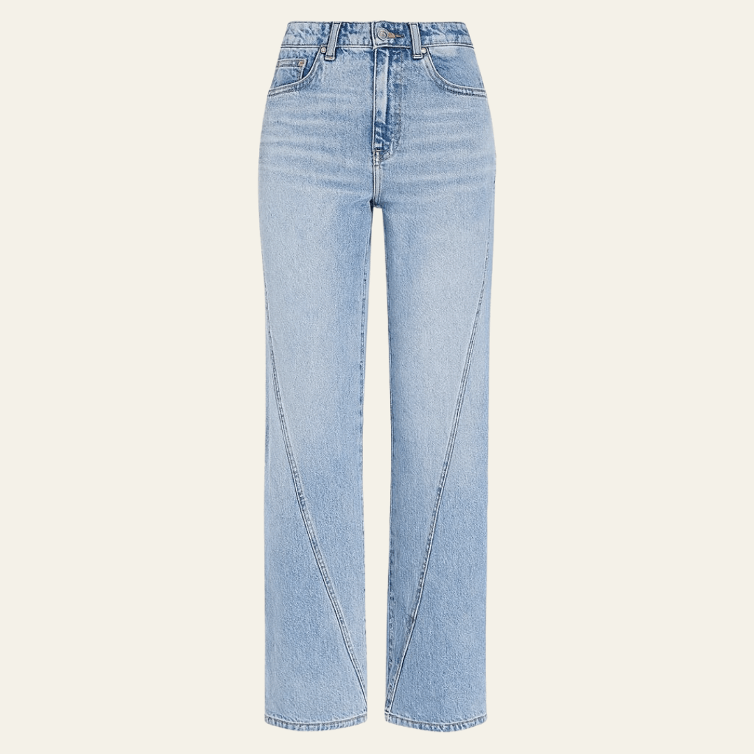Velira Trousers & Bottoms Women Palermo Plati Kojų Aukštai Juosmeninės Džinsai