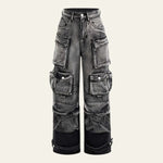 Velira Trousers & Bottoms Women Pilka / S SoHo daugiasluoksniai krovinių džinsai