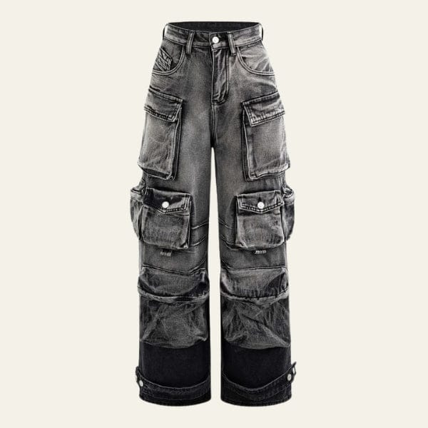 Velira Trousers & Bottoms Women Pilka / S SoHo daugiasluoksniai krovinių džinsai