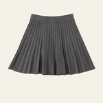 Velira Trousers & Bottoms Women Pilka / Vienas Dydis Florencijos Plisuota Megzta Sijonas
