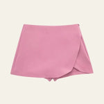 Velira Trousers & Bottoms Women Rožinė / XS Siena Asimetrinė Wrap Šortai