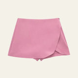 Velira Trousers & Bottoms Women Rožinė / XS Siena Asimetrinė Wrap Šortai